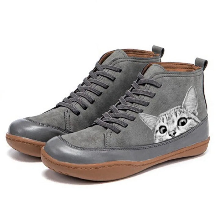 Fenella™ | Cat Motif Boots
