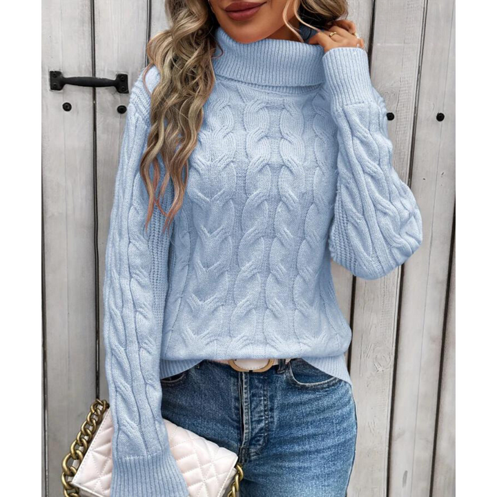 Ziva™ Elegant turtleneck jumper