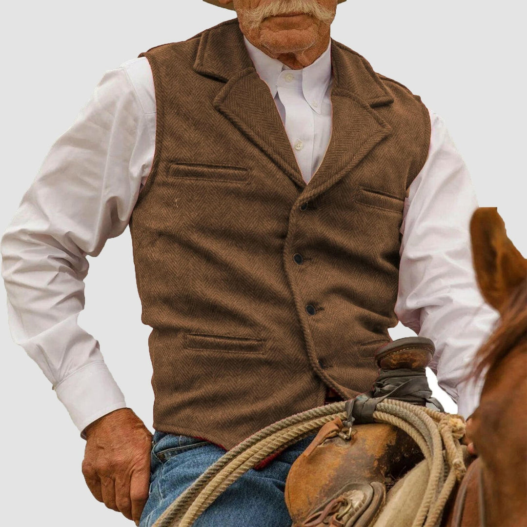 Leon™ – Classic Waistcoat with Button Detail