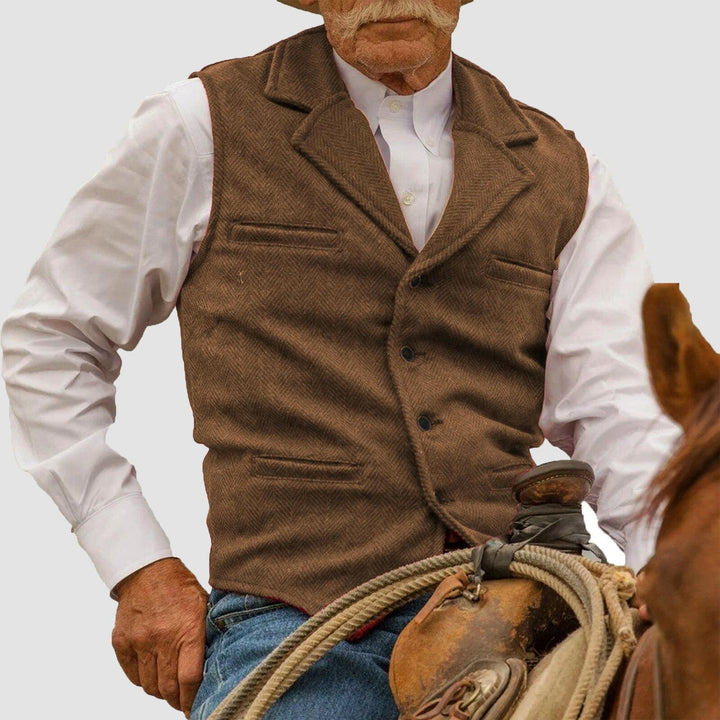Leon™ – Classic Waistcoat with Button Detail