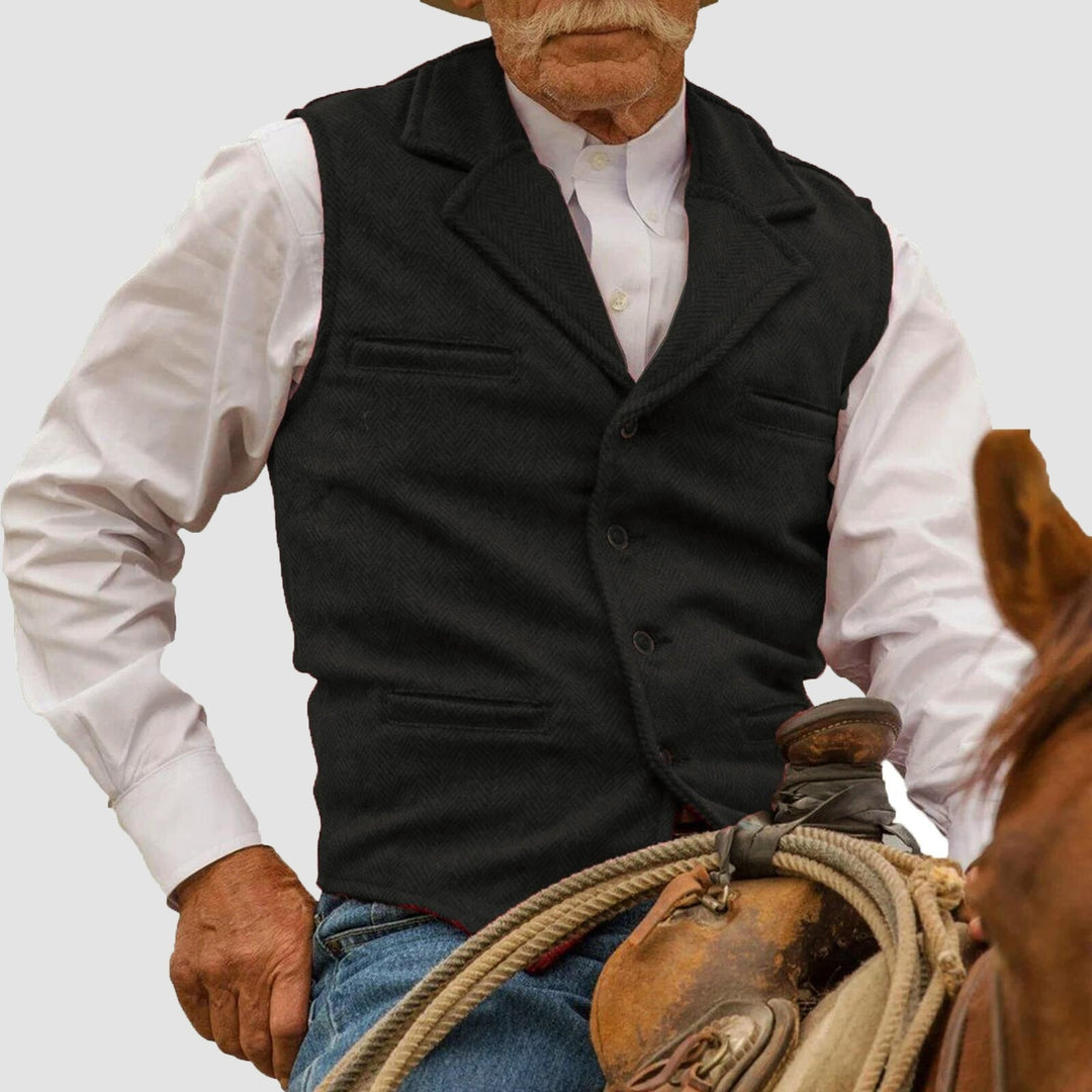 Leon™ – Classic Waistcoat with Button Detail