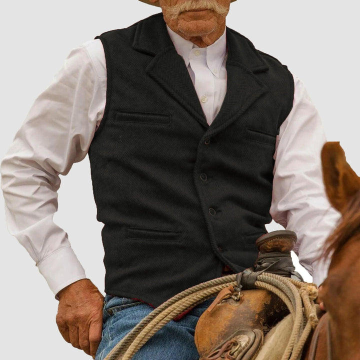 Leon™ – Classic Waistcoat with Button Detail