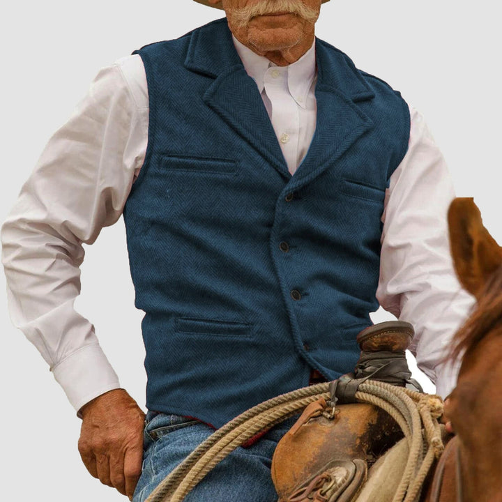 Leon™ – Classic Waistcoat with Button Detail