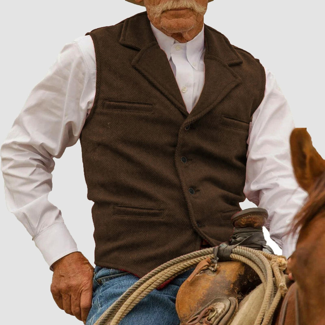 Leon™ – Classic Waistcoat with Button Detail