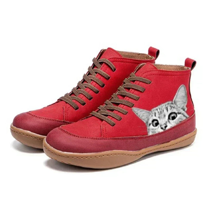 Fenella™ | Cat Motif Boots