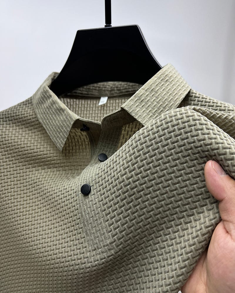 Elio™ Textured Luxe Polo Shirt