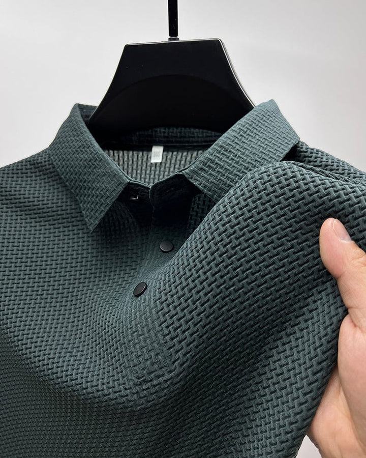 Elio™ Textured Luxe Polo Shirt
