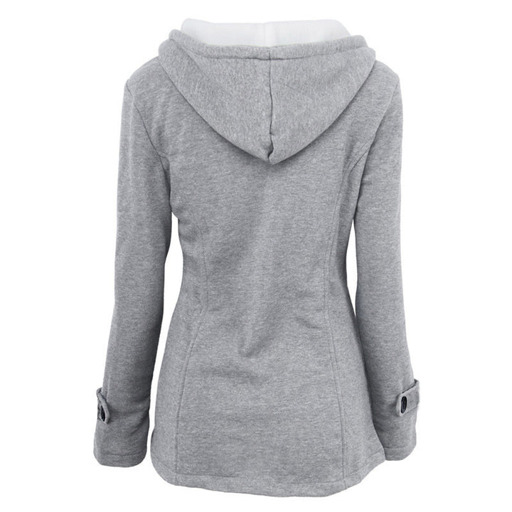 Livia™ Vintage Buckle Hooded Jacket