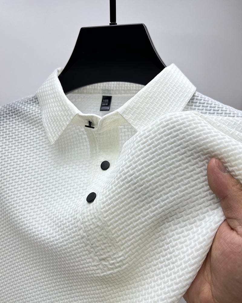 Elio™ Textured Luxe Polo Shirt