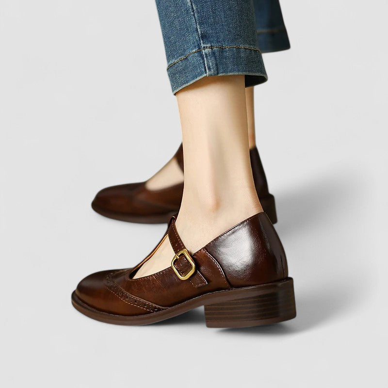 Adrielle™ – Classic Buckle Shoes