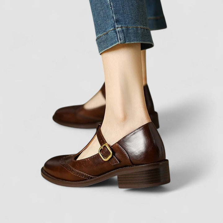 Adrielle™ – Classic Buckle Shoes