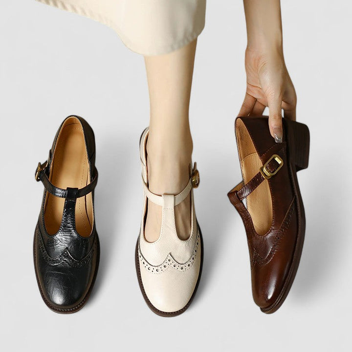 Adrielle™ – Classic Buckle Shoes
