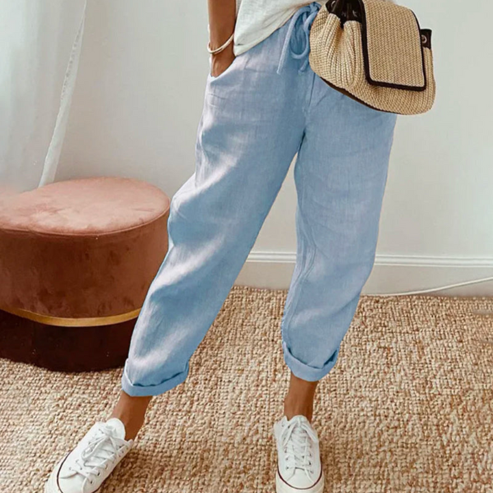 Freyja™ Casual Drawstring Waist Trousers