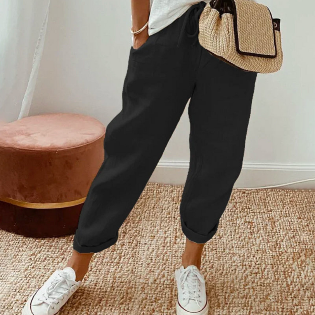 Freyja™ Casual Drawstring Waist Trousers