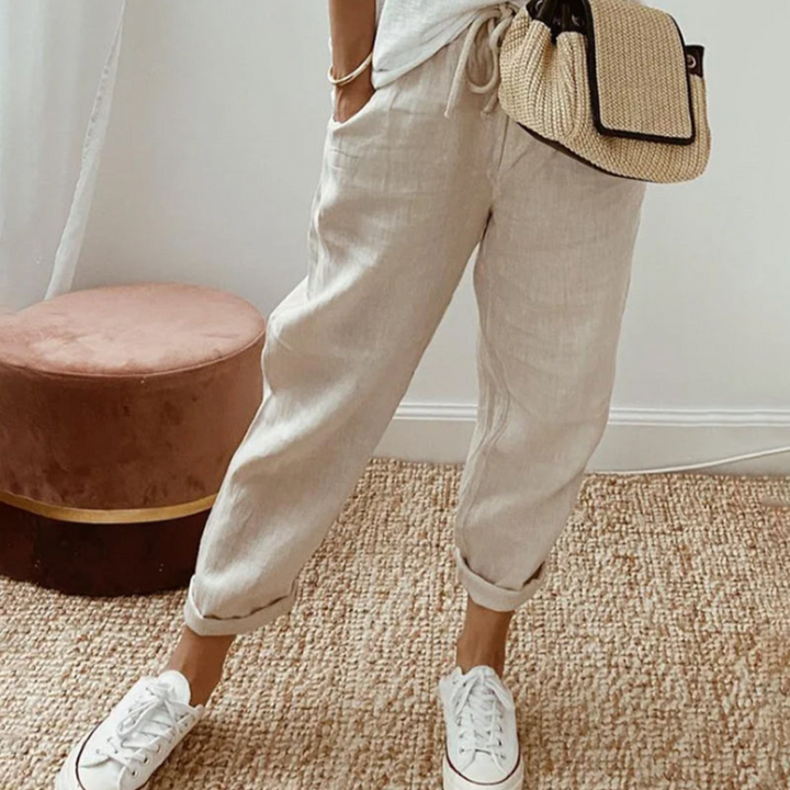 Freyja™ Casual Drawstring Waist Trousers