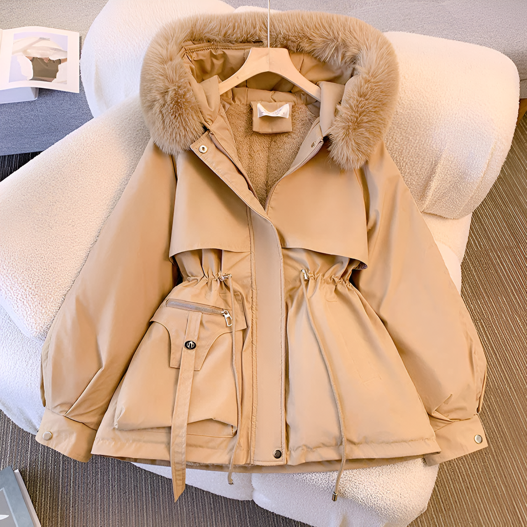 Rhea™ | Faux Fur Hooded Coat