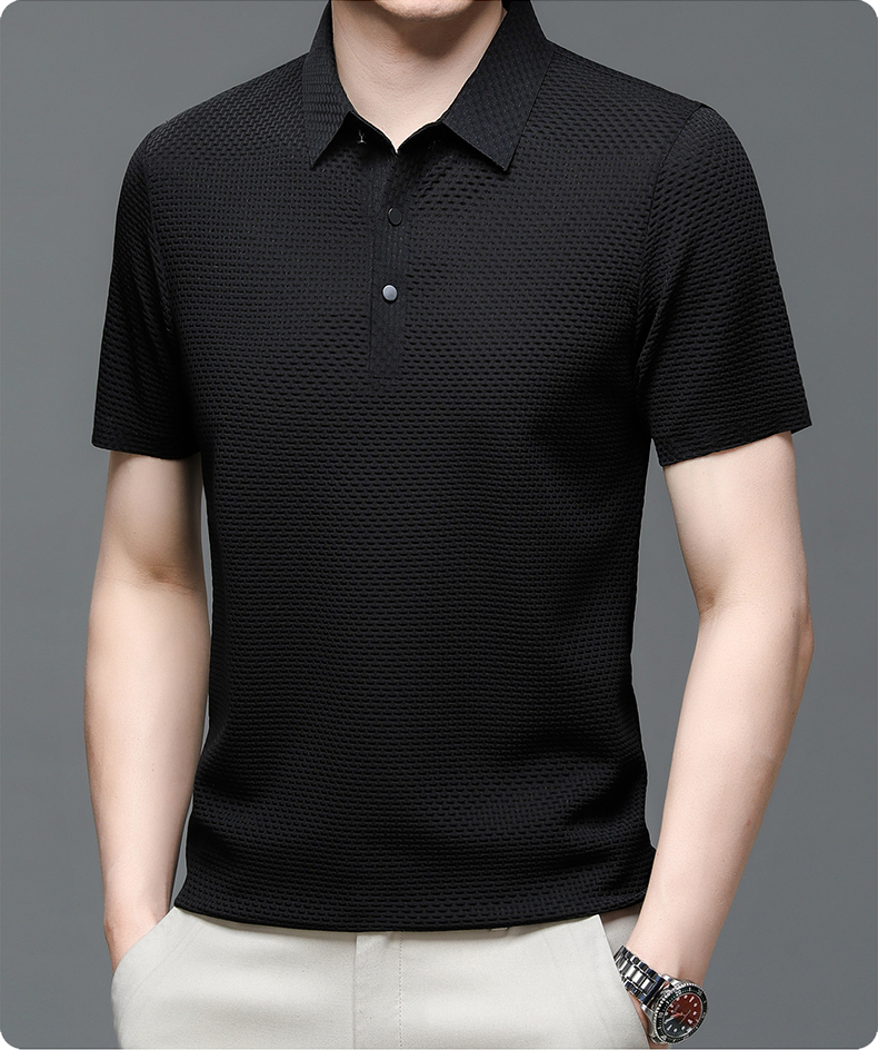 Elio™ Textured Luxe Polo Shirt