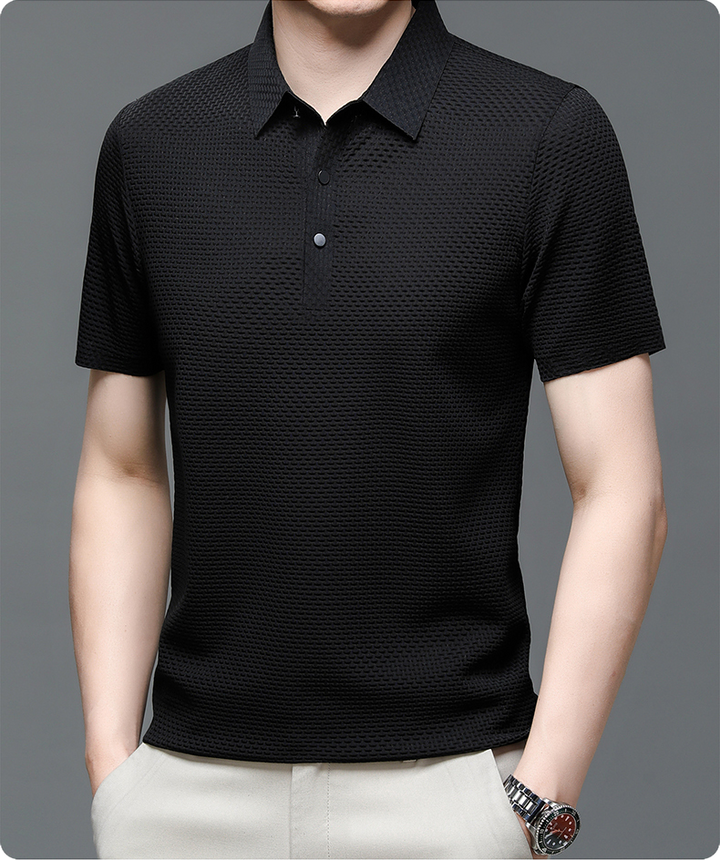 Elio™ Textured Luxe Polo Shirt