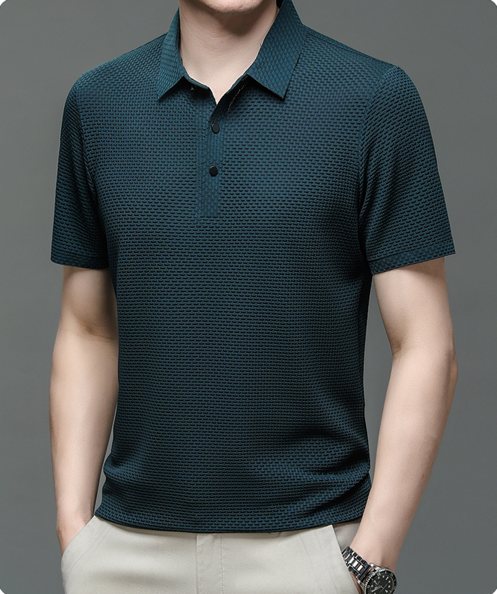 Elio™ Textured Luxe Polo Shirt