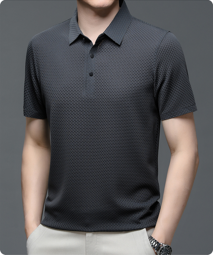 Elio™ Textured Luxe Polo Shirt