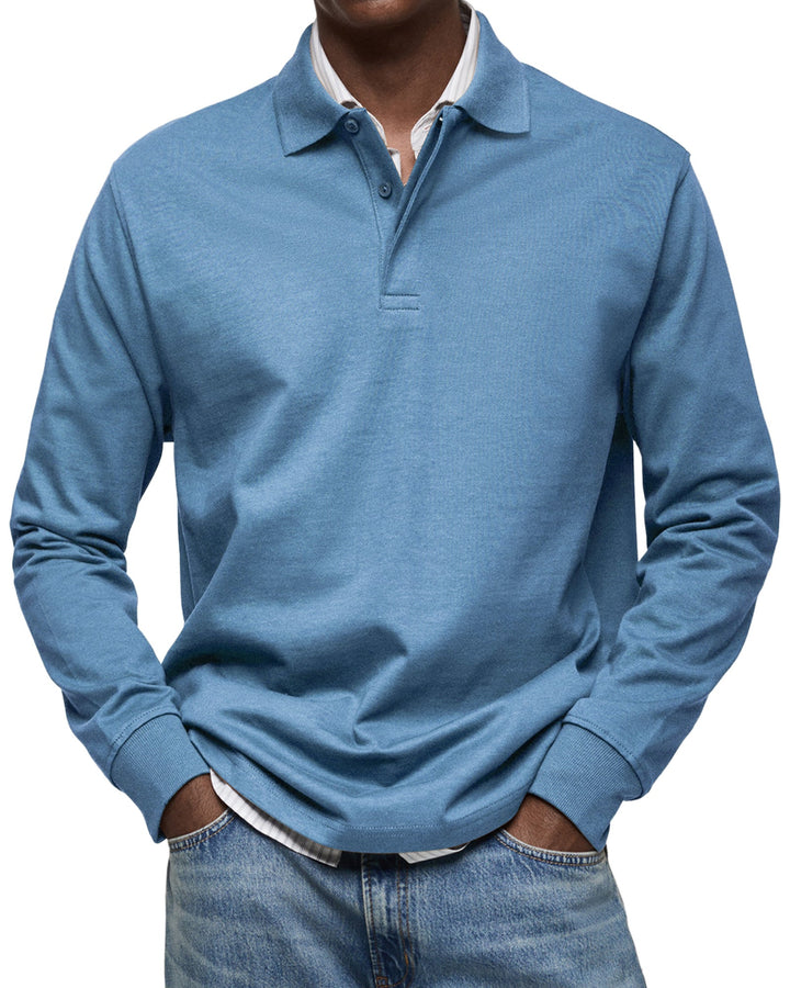 Truett™ Long Sleeve Collar Polo Shirt