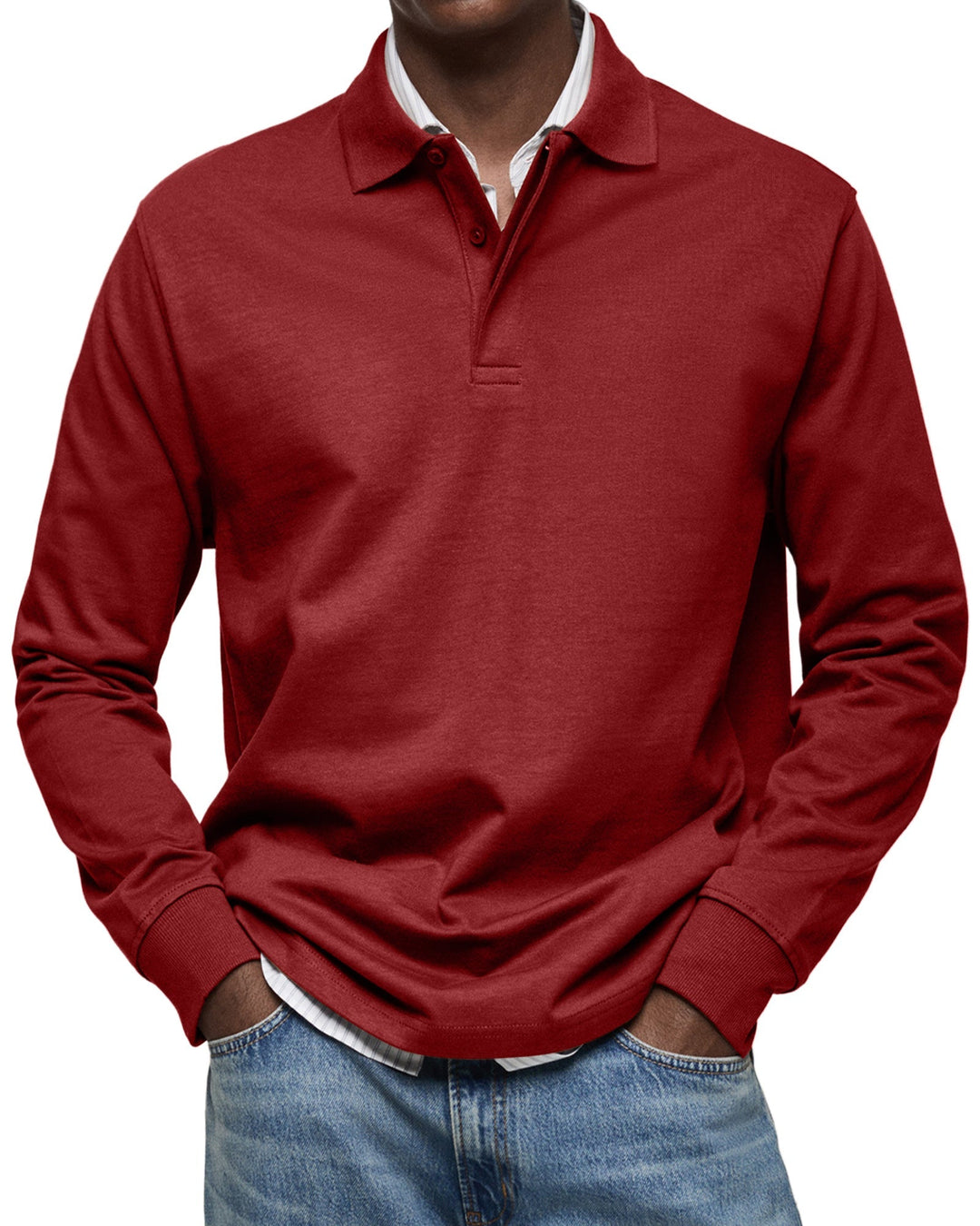Truett™ Long Sleeve Collar Polo Shirt