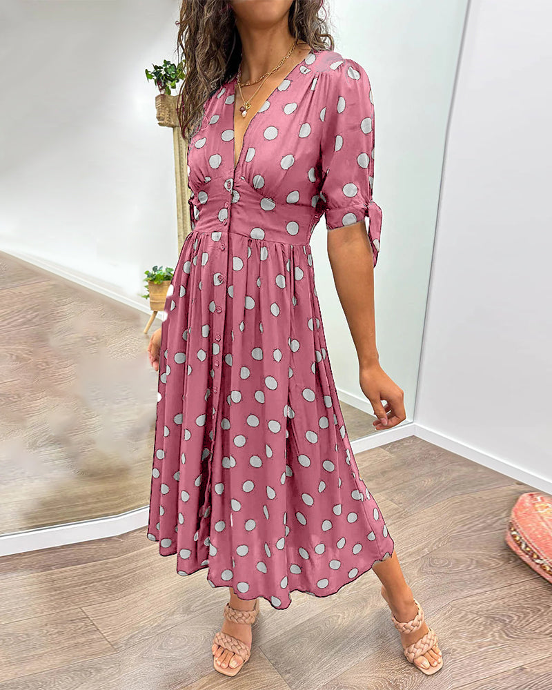 Cerina™ The Timeless Dot Dress