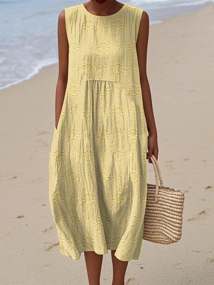 Halina™ Sunfolk Embroidered Dress