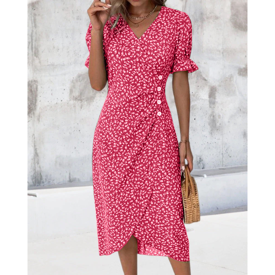 Iliana™ Elegant Ladies Midi Split Dress