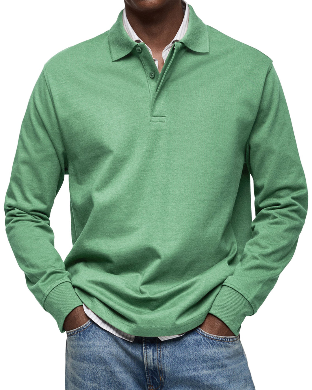Truett™ Long Sleeve Collar Polo Shirt