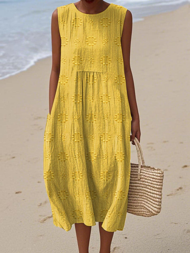 Halina™ Sunfolk Embroidered Dress