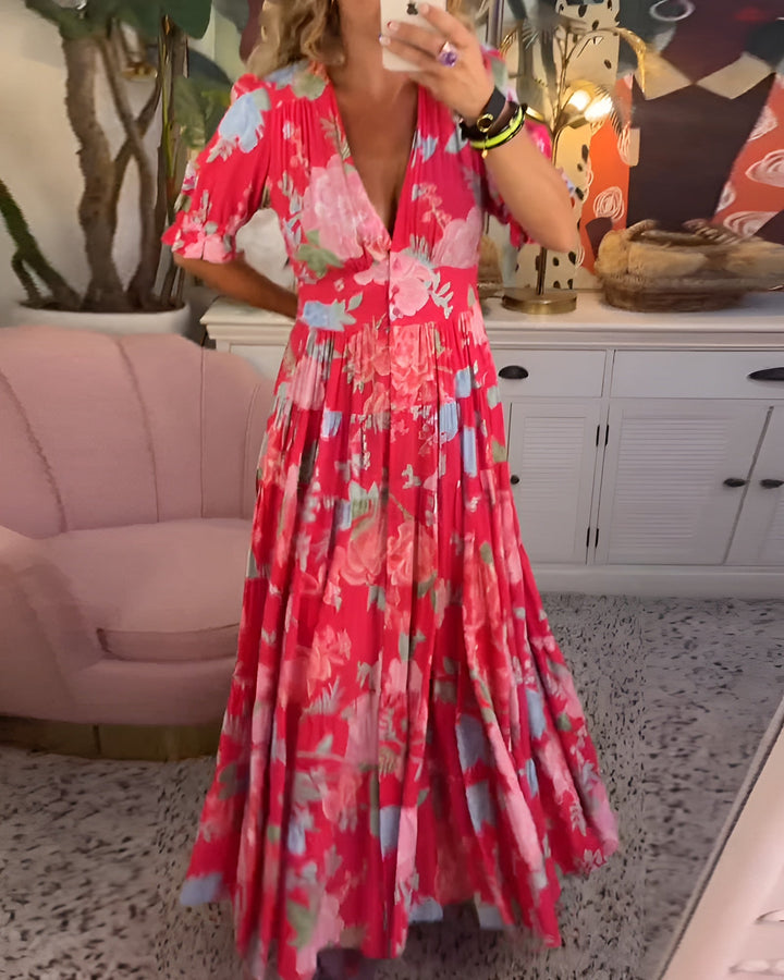 Danika™ BloomCharm Maxi Dress