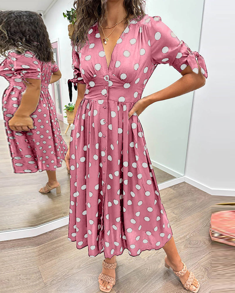 Cerina™ The Timeless Dot Dress