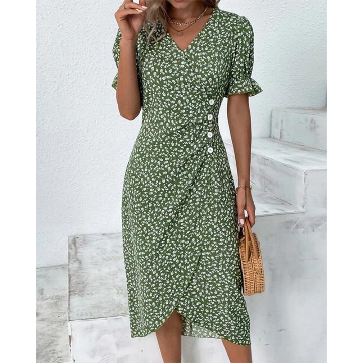 Iliana™ Elegant Ladies Midi Split Dress