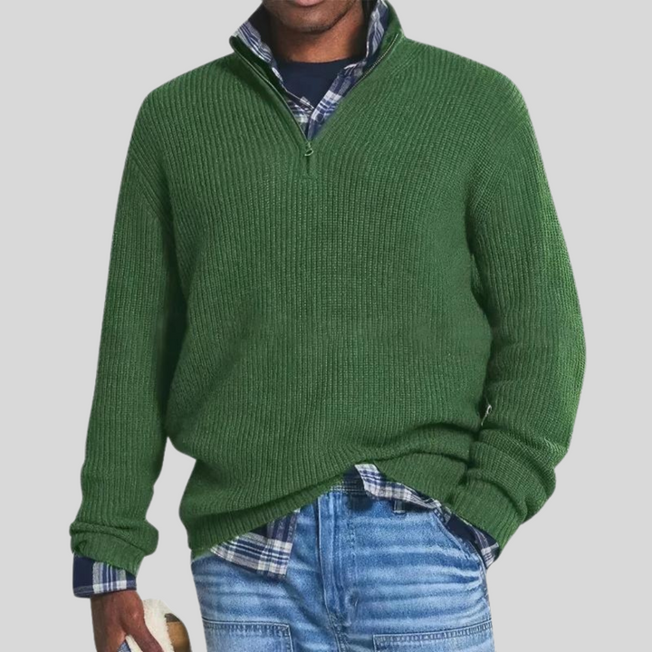 Asher™ Zip Knit Sweater