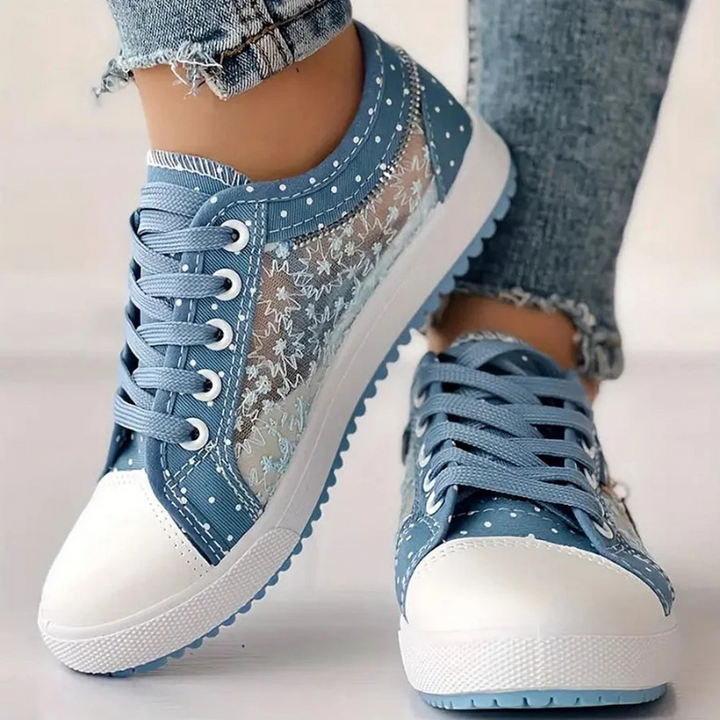 Jesslyn™ Floral Mesh Comfort Sneakers