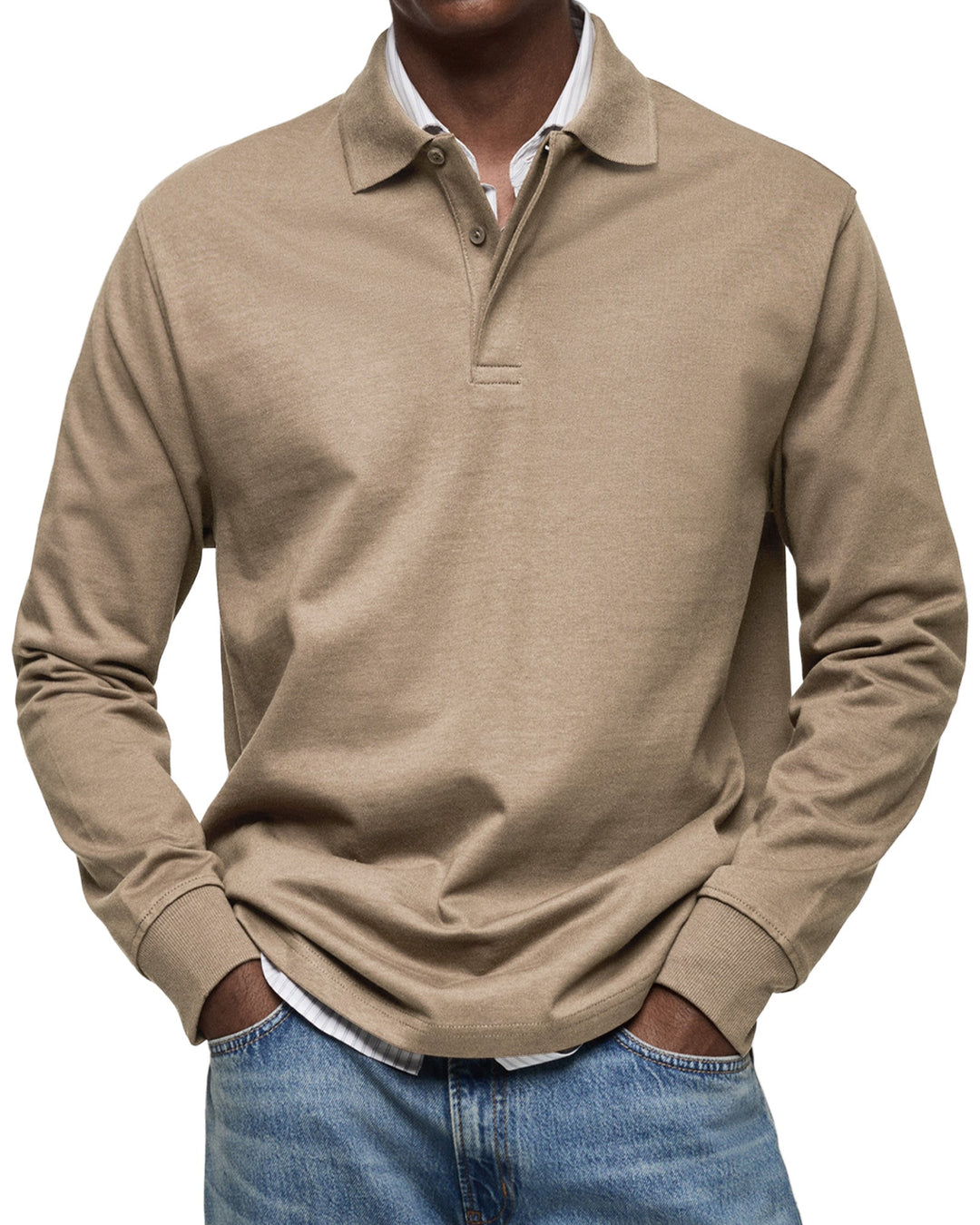 Truett™ Long Sleeve Collar Polo Shirt
