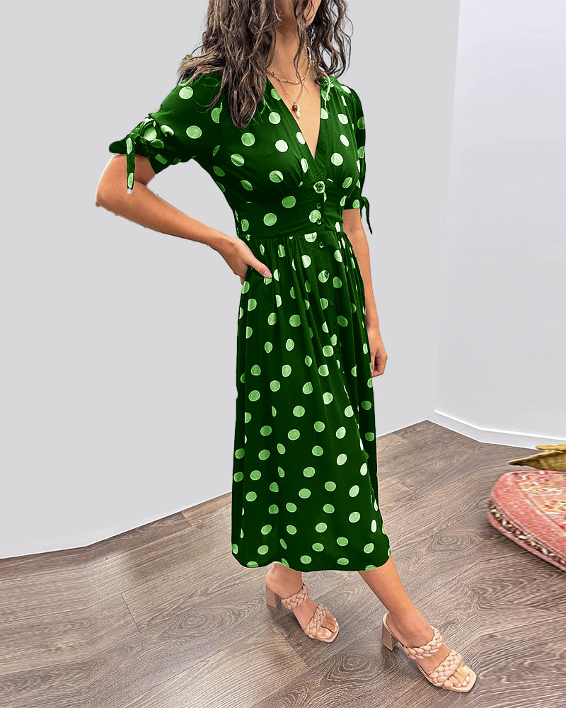 Cerina™ The Timeless Dot Dress