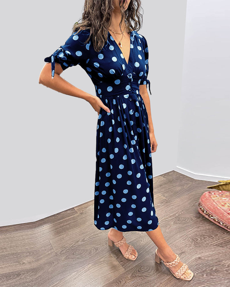Cerina™ The Timeless Dot Dress