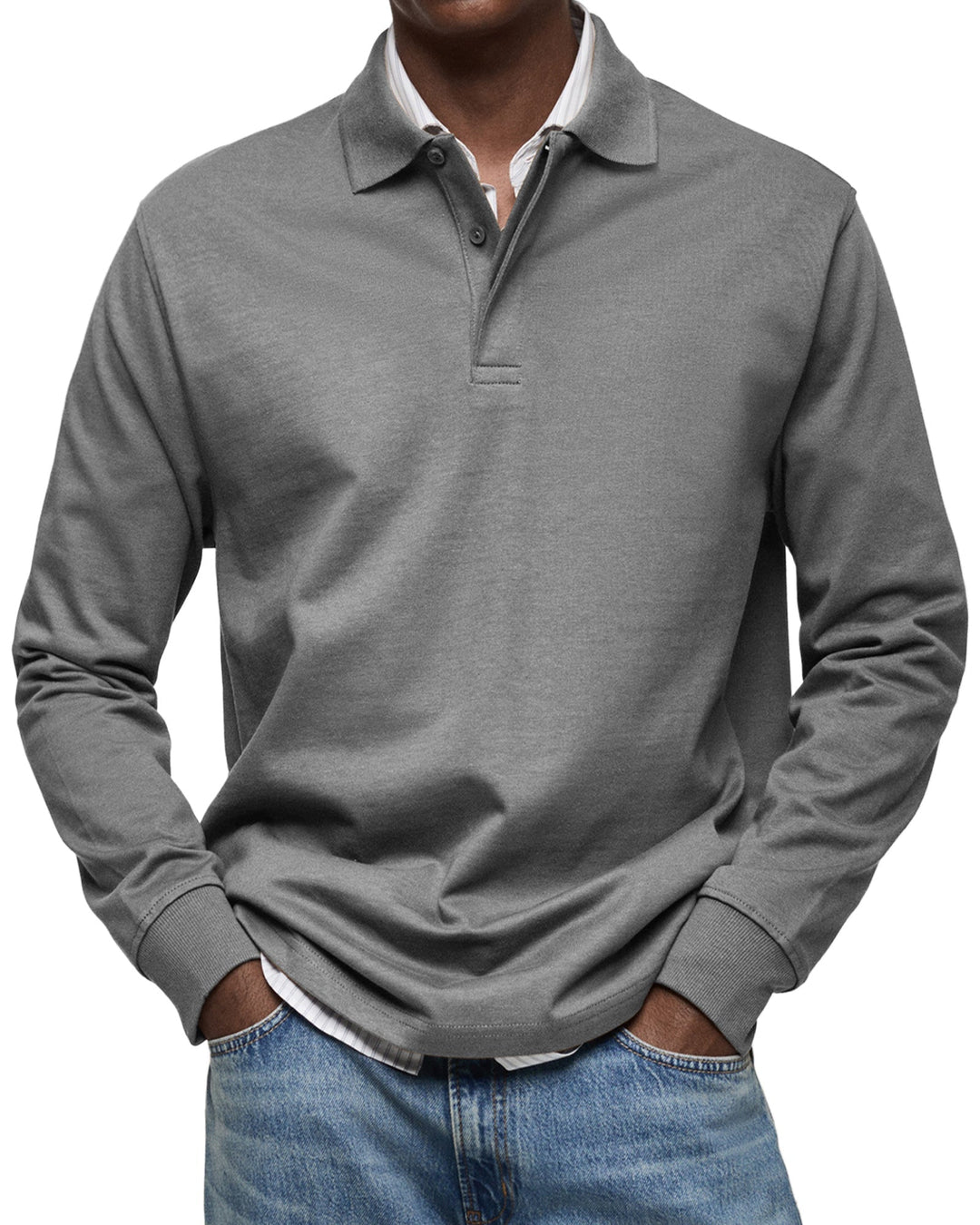 Truett™ Long Sleeve Collar Polo Shirt
