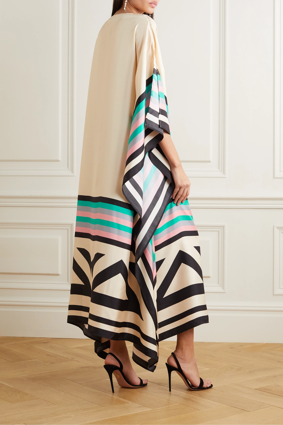 Delaney™ Elegant Printed Kaftan Dress