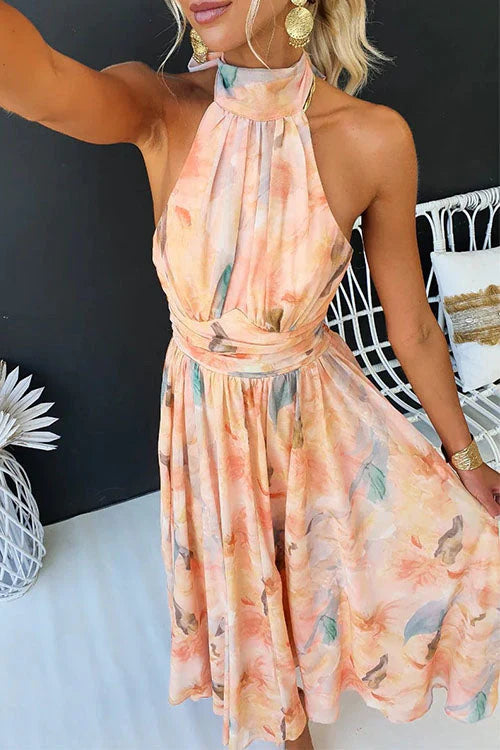 Ysolde™ Elegant Halter Dress