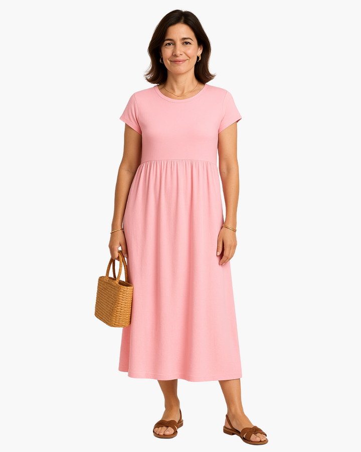 Novari™ Soft Drape Midi Dress