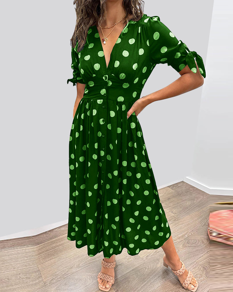 Cerina™ The Timeless Dot Dress