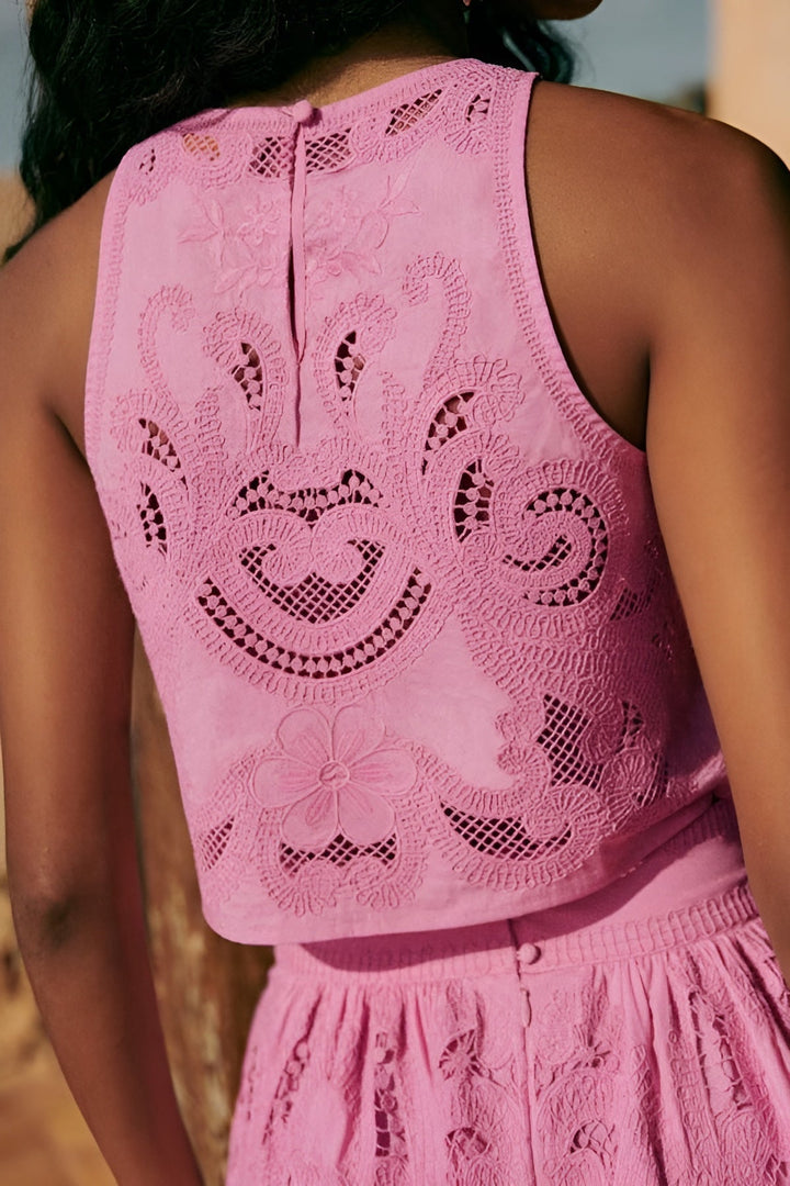 Amie™ | Classic Sleeveless Top & Skirt Duo