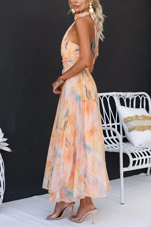 Ysolde™ Elegant Halter Dress