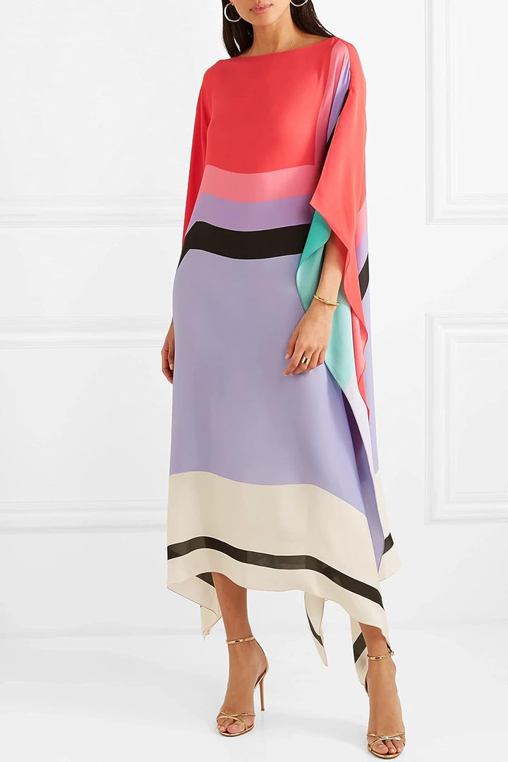 Delaney™ Elegant Printed Kaftan Dress