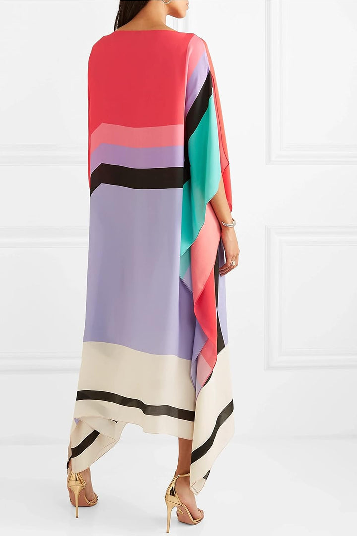 Delaney™ Elegant Printed Kaftan Dress