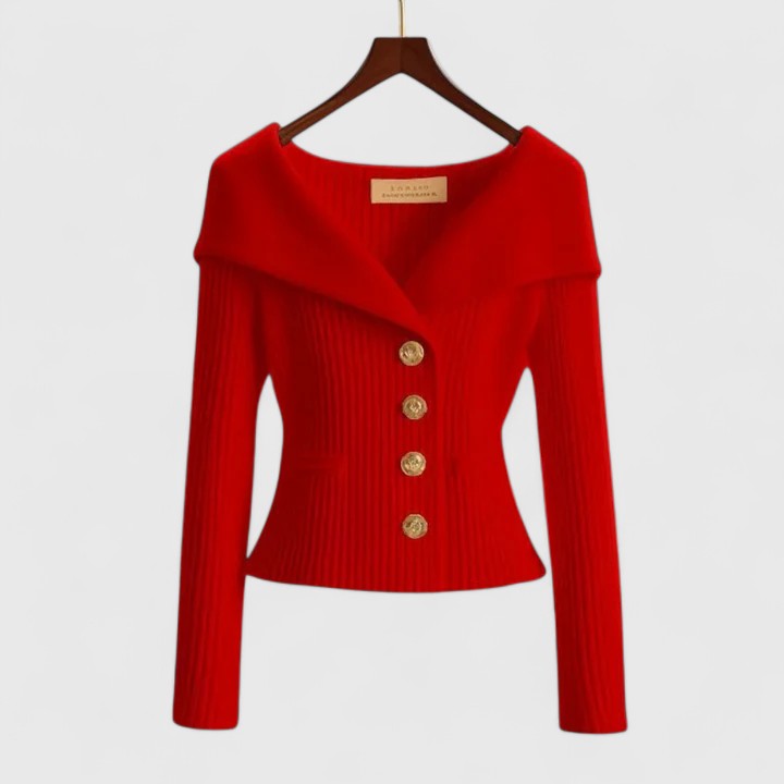 Poppy™ | Elegant Button Cardigan