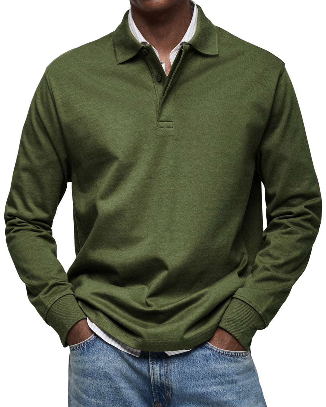 Truett™ Long Sleeve Collar Polo Shirt